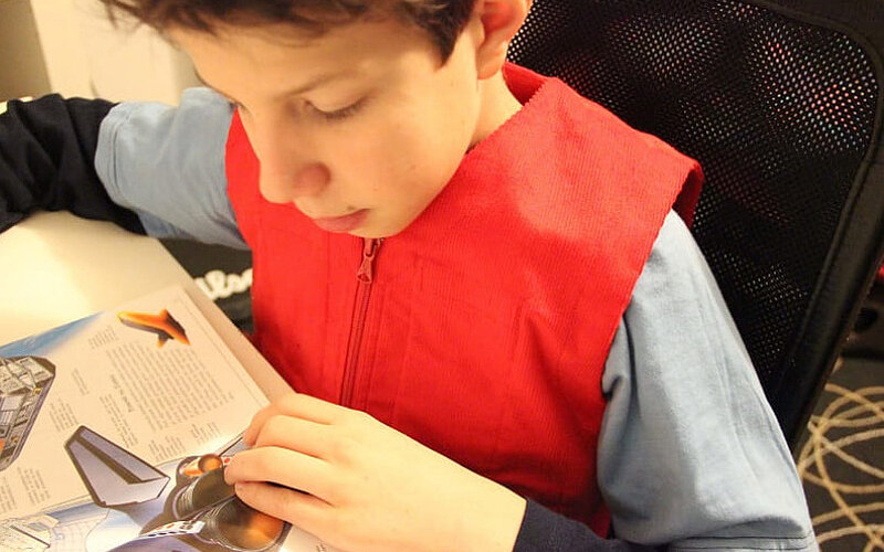 TAGE Gewichtsweste therapieren VESTPOL FiNiFuchs Kinder Behinderung