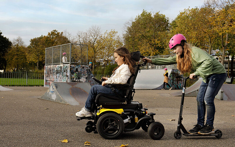 Kameleon-Kinderelektrorollstuhl