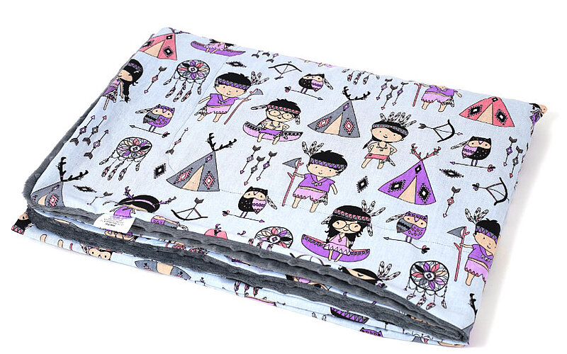 Spieldecke Beschwerungsdecke Gewichtsdecke Vest Pol Rehakinder Behinderung Hilfsmittel FiNiFuchs