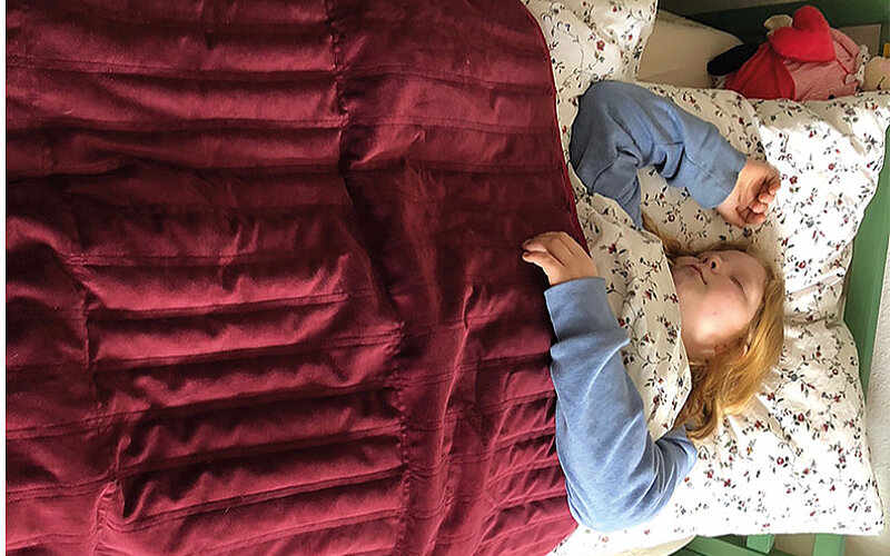 Flauschi Decke Beluga Gewichtsdecke Beschwerungsdecke