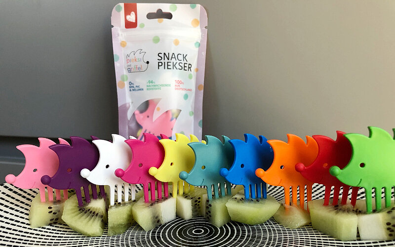 Snack Piekser Greifhilfe FiNiFuchs Kinderhilfsmittel Snack Piekser Greifhilfe FiNiFuchs Kinderhilfsmittel