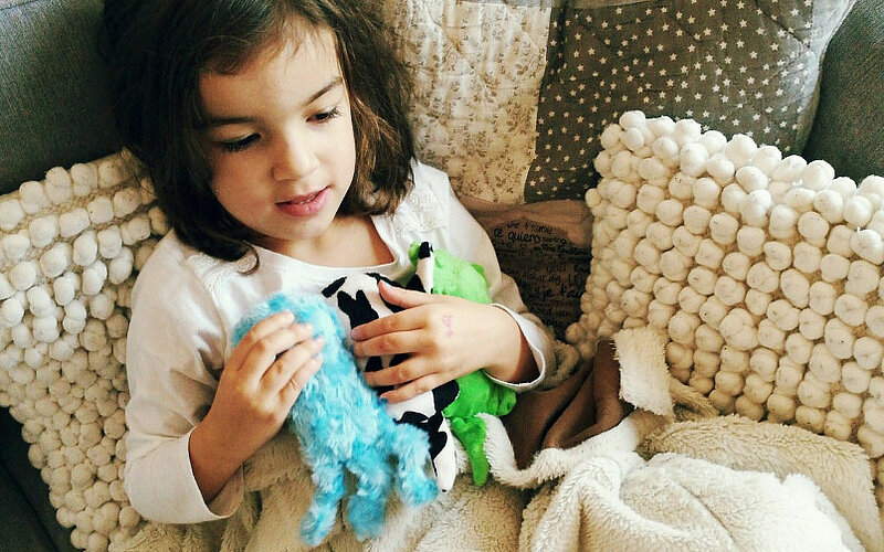 Vibrationskissen Mini therapieren Körperwahrnehmung FiNiFuchs