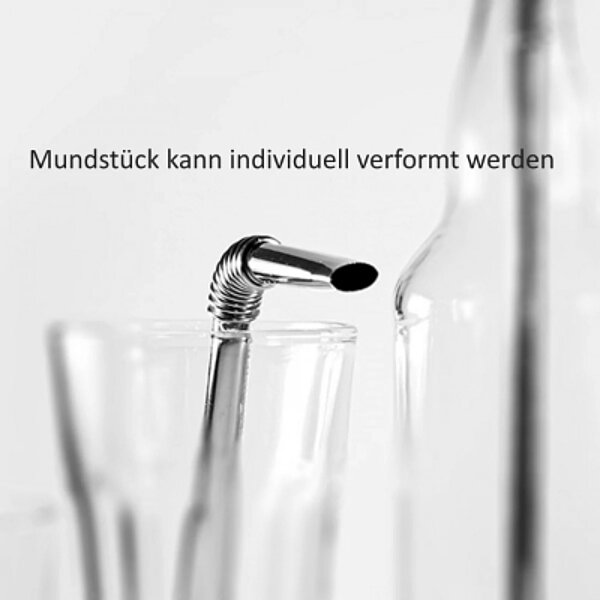 FiNiFuchs hilfsmittel turtleneck straw biegsame trinkhalme aus edelstahl FiNiFuchs hilfsmittel turtleneck straw biegsame trinkhalme aus edelstahl