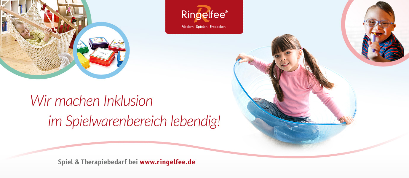 Spielzeug für Kinder mit Behinderung Ringelfee FiNiFuchs